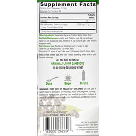 Natures Answer Sambucus - Original - Family Size - 16 Oz