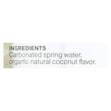 Sanavi Sparkling Spring Water - Coconut - Case Of 12 - 17 Fl Oz.