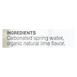 Sanavi Sparkling Spring Water - Lime - Case Of 12 - 17 Fl Oz.