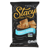 Stacy's Pita Chips Simply Naked Pita Chips - Case Of 12 - 7.33 Oz.