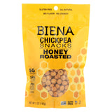 Biena Chickpea Snacks - Honey Roasted - Case Of 8 - 5 Oz.