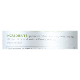 Teatulia Energy Tea - Organic - Green - Case Of 6 - 30 Bag