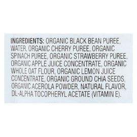 Plum Organics Mighty 4 Blends Tots - Cherry, Strawberry, Black Bean, Spinach And Oat - Case Of 6 - 4 Oz.