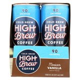 High Brew Coffee Coffee - Ready To Drink - Mexican Vanilla - 4-8 Oz - Case Of 6