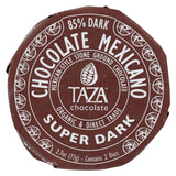 Taza Chocolate Organic Chocolate Mexicano Discs - Super Dark - Case Of 12 - 2.7 Oz.