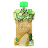 Happy Baby Happy Baby Clearly Crafted - Pears, Zucchini And Peas - Case Of 16 - 4 Oz.