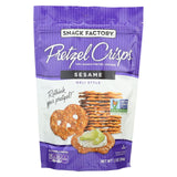 Pretzel Crisp Pretzel Crisps - Sesame - Case Of 12 - 7.2 Oz