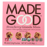 Made Good Granola Minis - Strawberry - Case Of 6 - 3.4 Oz.