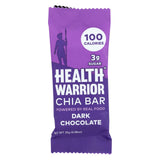 Health Warrior Chia Bar - Dark Chocolate - Case Of 15 - 0.88 Oz.