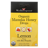 Wedderspoon Drops - Organic - Manuka - 15+ - Lemon - 4 Oz