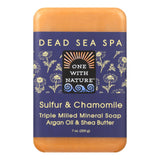 One With Nature Bar Soap - Chamomile And Sulfur - Case Of 6 - 7 Oz.