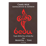Bedu Face And Body Bar - Sandalwood And Saffron - Case Of 6 - 4 Oz.