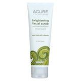 Acure Brightening Facial Scrub - Argan Extract And Chlorella - 4 Fl Oz.