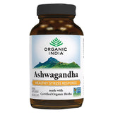 Organic India Ashwagandha Capsules - Bottle - 180 Vege Capsules