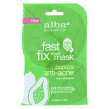 Alba Botanica - Fast Fix Sheet Masks - Papaya Anti- Acne - Case Of 8 - 1 Count