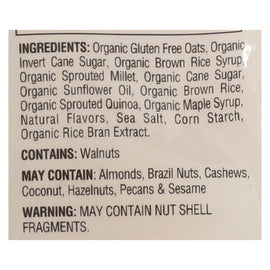 Bakery On Main Organic Happy Granola - Sprouted Maple Quinoa - Case Of 6 - 11 Oz