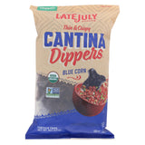 Late July Snacks Multigrain Chips - Blue Corn - Case Of 9 - 8 Oz