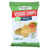 Simply7 Organic Chips - Veggie Ranch - Case Of 12 - 4 Oz