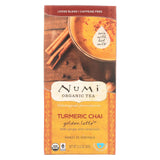 Numi Tea Golden Latte - Organic - Turmeric Chai - Case Of 6 - 2.12 Oz