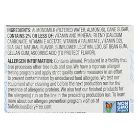 So Delicious Dairy Free Almond Milk - Vanilla - Case Of 6 - 32 Oz