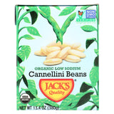 Jack's Quality Organic Cannellini Beans - Low Sodium - Case Of 8 - 13.4 Oz