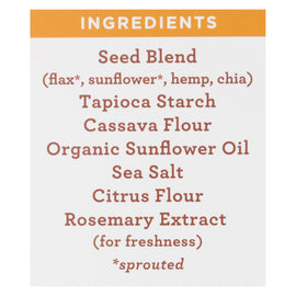 Simple Mills Sprouted Seed Crackers - Original - Case Of 6 - 4.25 Oz