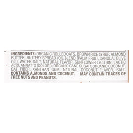 Bobo's Oat Bars - Oat Bar - Coconut Almond Butter Filled - Case Of 12 - 2.5 Oz