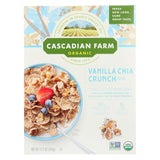 Cascadian Farm Organic Cereal - Vanilla Chia Crunch - Case Of 10 - 12.5 Oz