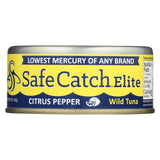 Safe Catch Elite Wild Tuna - Citrus Pepper - Case Of 6 - 5 Oz