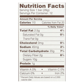 Nature's Bakery Stone Ground Whole Wheat Fig Bar - Apple Cinnamon - Case Of 6 - 2 Oz.
