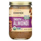 Woodstock Organic Almond Butter - Smooth - Unsalted - 16 Oz.
