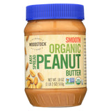 Woodstock Organic Easy Spread Peanut Butter - Smooth - 18 Oz.