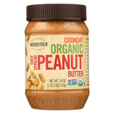 Woodstock Organic Easy Spread Peanut Butter - Crunchy - 18 Oz.