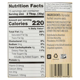 Woodstock Tahini - Unsalted - 16 Oz.