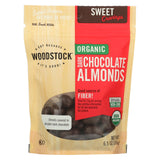 Woodstock Organic Dark Chocolate Almonds - 6.5 Oz.