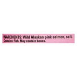 Natural Sea Wild Pink Salmon - Salted - Skinless & Boneless - 6 Oz.