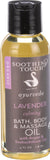 Soothing Touch Bath Body And Massage Oil - Organic - Ayurveda - Lavender - Calming - 4 Oz