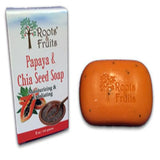 Roots And Fruits Bar Soap - Papaya And Chia Seed - 5 Oz